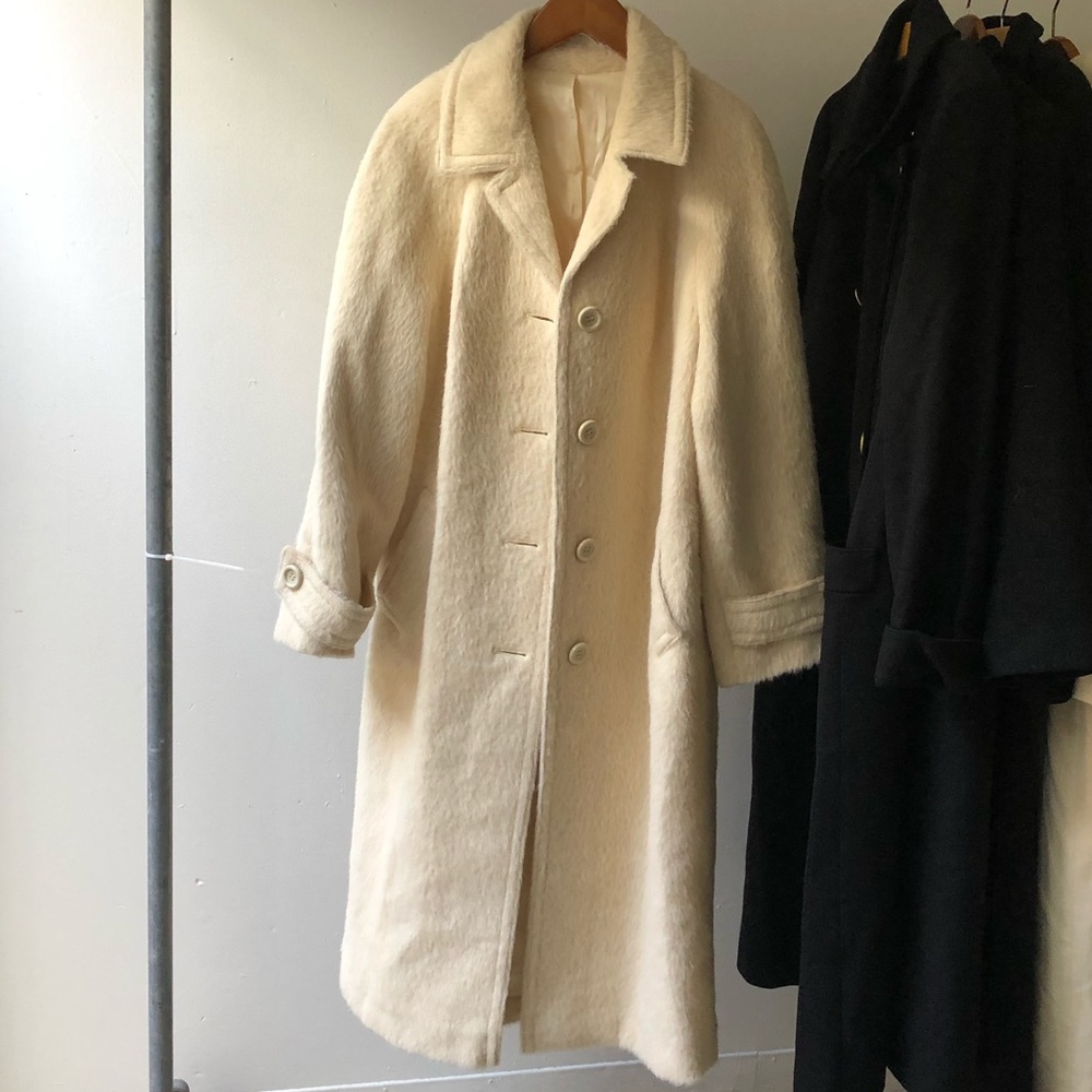 Gorgeous Llama Over / Trench Coat Vanilla Cream 6